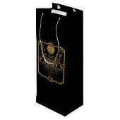 蜂蜜の販売者 ワインギフトバッグ (裏面アングル)