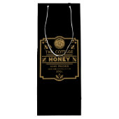 蜂蜜の販売者 ワインギフトバッグ (裏面)