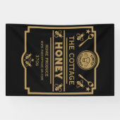 蜂蜜の販売者 横断幕 (横)