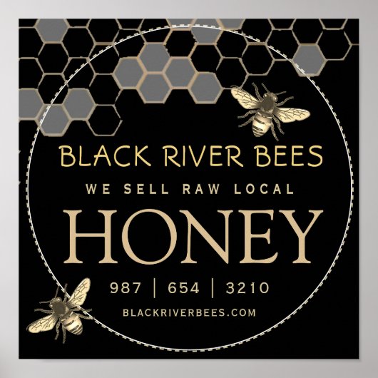 蜂蜜の養蜂家の宣伝用ポスター ポスター (正面)