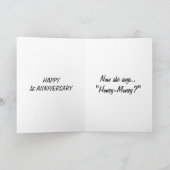 蜂蜜はお金? 初めての記念日カードに カード (内部)