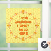 蜂蜜はここで売った ウィンドウサイン (ホーム)