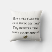 蜂蜜よりも甘い クッション (裏面)