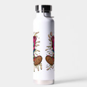 蜂蜜を吸う ウォーターボトル (左面)