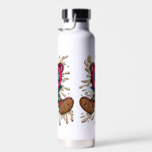 蜂蜜を吸う ウォーターボトル (右面)