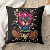 蜂蜜を吸う クッション (ブランケット)