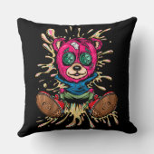 蜂蜜を吸う クッション (裏面)