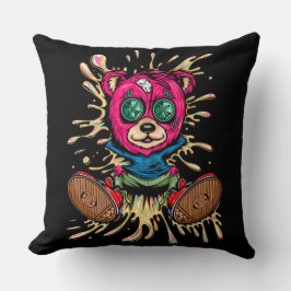 蜂蜜を吸う クッション