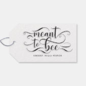 蜂蜜を目的とした ギフトタグ (裏面横)