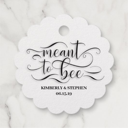 蜂蜜を目的とした フェイバータグ (裏面)