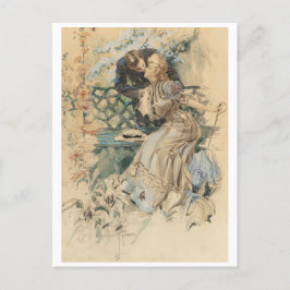 蜂蜜を集める ポストカード