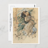 蜂蜜を集める ポストカード (正面/裏面)