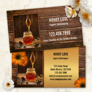 蜂蜜オーガニック養蜂名刺 名刺