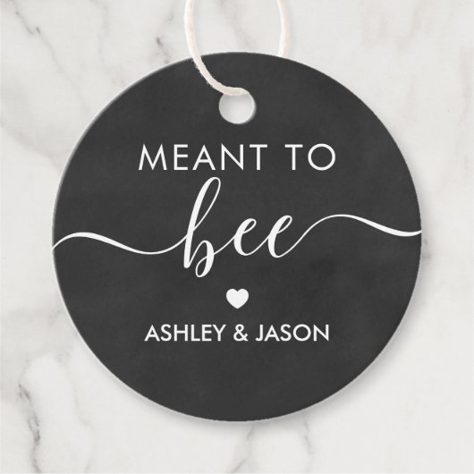 蜂蜜ギフトラベル、の結婚黒板 フェイバータグ (正面)