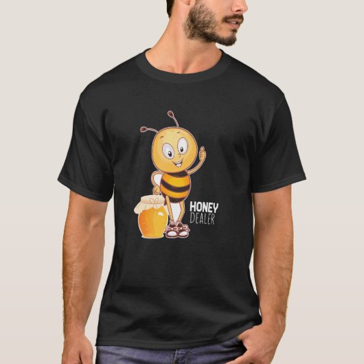 蜂蜜ディーラー養蜂家ビーウィスパーラービー Tシャツ (正面)