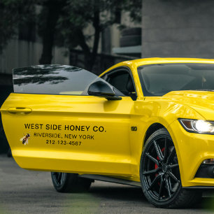 蜂蜜ビジネス用の大型ビニール窓が蜂に密着 ウィンドウサイン