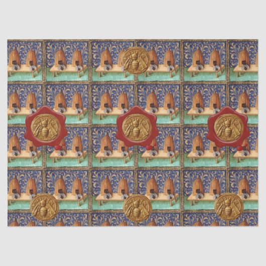 蜂蜜ビーコインミツバチ、養蜂家、養蜂家 薄葉紙 (正面)