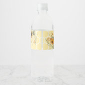 蜂蜜ビー誕生日水瓶札 ペットボトルラベル (裏面)