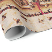 蜂蜜ビー，養蜂 – 養蜂家の用品 ラッピングペーパー (ロールコーナー)