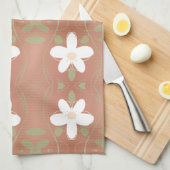 蜂蜜ファンシーの茶色の非常に茶のタオル キッチンタオル (四つ折り)