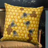 蜂蜜ミツバチの巣蜂 クッション