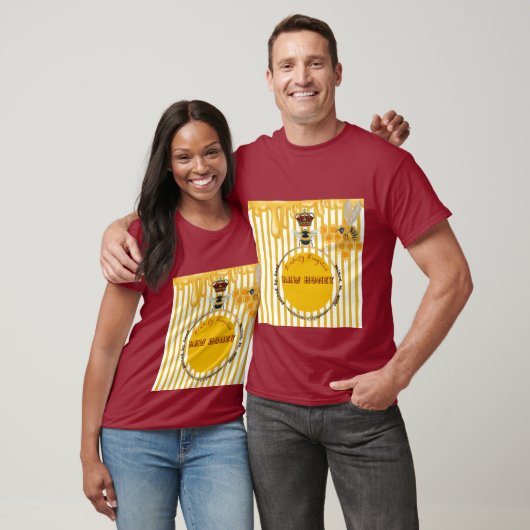 蜂蜜ラベル Tシャツ (ユニセックス)