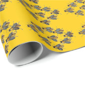 蜂蜜蜂、養蜂家 ラッピングペーパー (ロールコーナー)