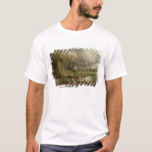 蜂蜜酒からのジョン・コンスタブル ソールズベリーのカテドラル Tシャツ