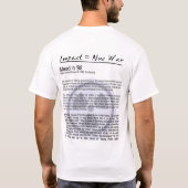 蜂蜜酒のワイシャツ Tシャツ (裏面)