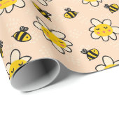 蜂蜜！ラッピング紙 ラッピングペーパー (ロールコーナー)