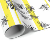 蜂蜜！ラッピング紙 ラッピングペーパー (ロールコーナー)