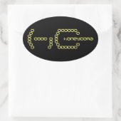 蜂蜜 楕円形シール (バッグ)