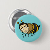 蜂蜜 缶バッジ (正面&裏面)