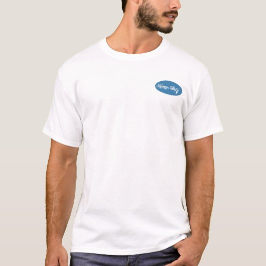 蜂蜜" sの波のカルマの波のTシャツ Tシャツ (正面)