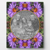 蜂蜜Bee On Aster Flower写真を追加 フォトプラーク (正面)