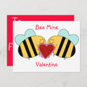 蜂鉱山のバレンタイン シーズンポストカード (正面/裏面)