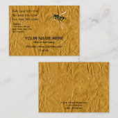 蜂鉱山(害虫駆除業者/害虫駆除)の~ 名刺 (正面/裏面)