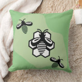 蜂飛んでいる クッション (ブランケット)