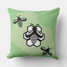 蜂飛んでいる クッション