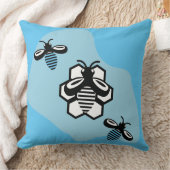 蜂飛んでいる クッション (ブランケット)
