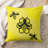 蜂飛んでいる クッション (ブランケット)