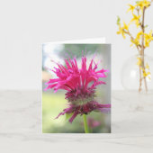 蜂香油のクローズアップNotecard カード (黄色い花)