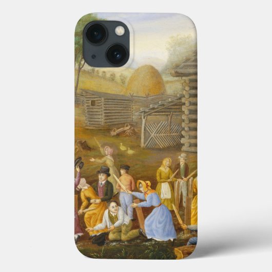 蜂1885年をたたいて整形する亜麻(ベッドのカチカチ音をたてることの油) Case-Mate iPhoneケース (裏面)