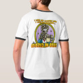 蜂2のワイシャツ1で覆われる Tシャツ (裏面フル)