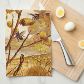 蜂 キッチンタオル (四つ折り)