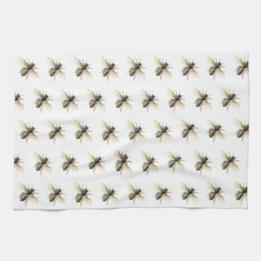 蜂 キッチンタオル (横)