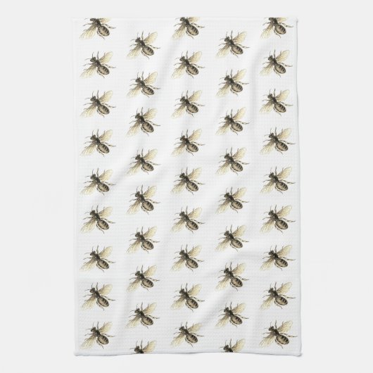蜂 キッチンタオル (縦)
