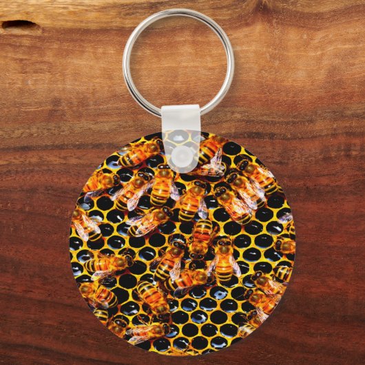 蜂 キーホルダー (正面)