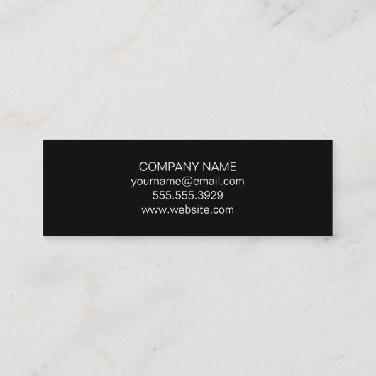 蜂 スキニー名刺 (裏面)