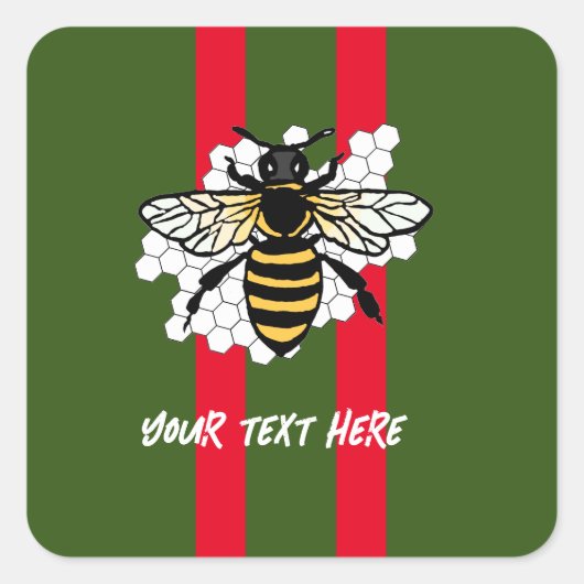 蜂 スクエアシール (正面)